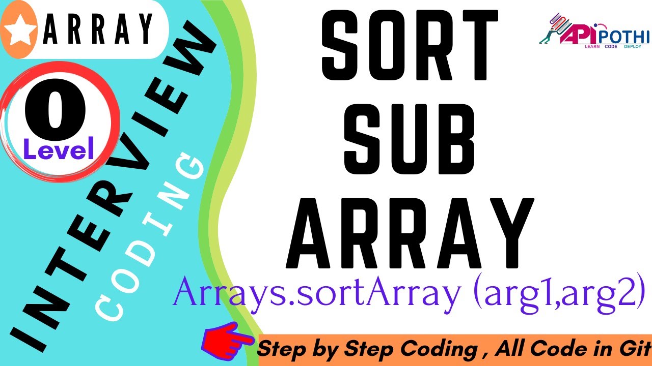 8_2 Write a Java program to sort the numeric sub array using “Arrays.sortArray( 2, 8)