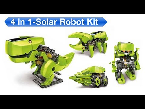 4 in 1 Solar Robot Kit - (Unbox, Build & Review)