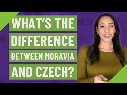 What's the difference between Moravia and Czech?
