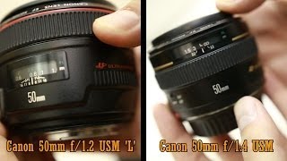 Video thumbnail for Canon 'L' lens challenge: 50mm f/1.2 'L' vs 50mm f/1.4 by Christopher Frost