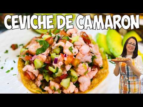 Cómo Hacer CEVICHE de Camarón Mexicano Fresco como el Mar !!!