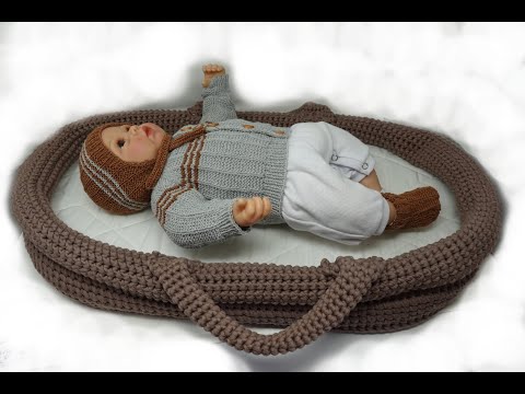 Crochet changing bed - from HOME by Woolly Hugs