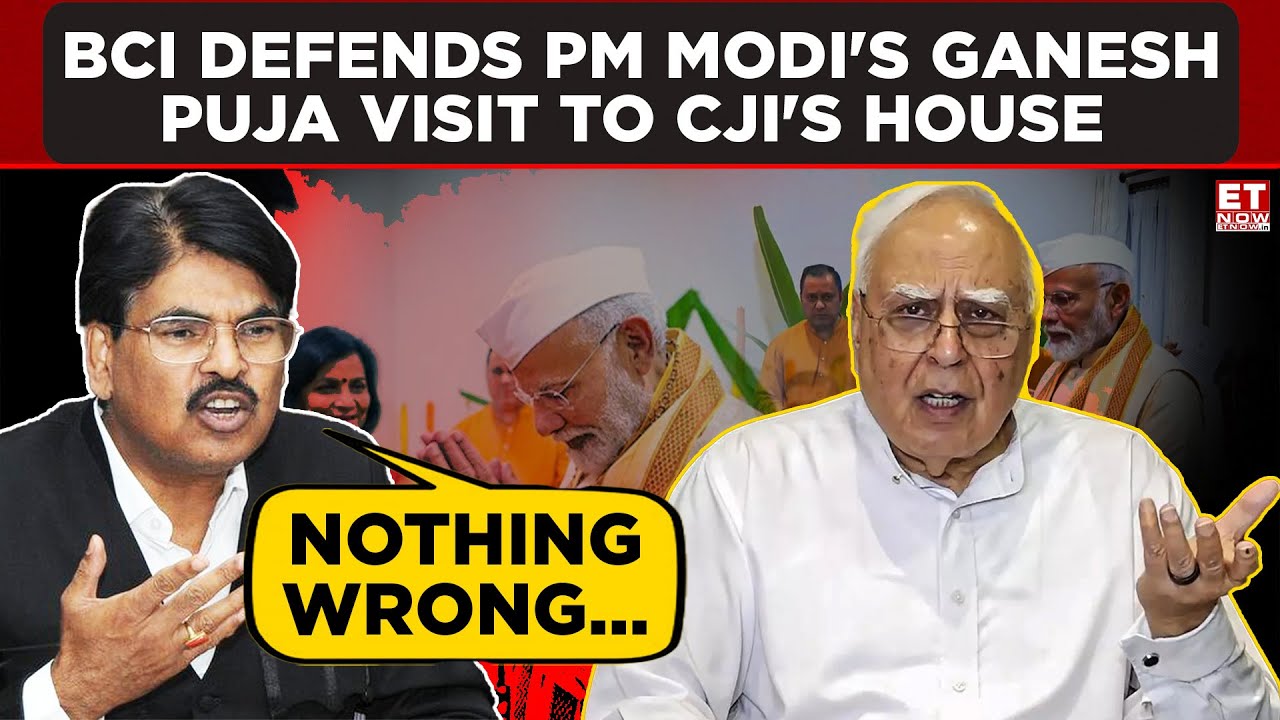"Nothing Wrong...": Bar Council Of India Defends PM Modi's Ganesh Puja Visit To CJI's House | ET Now