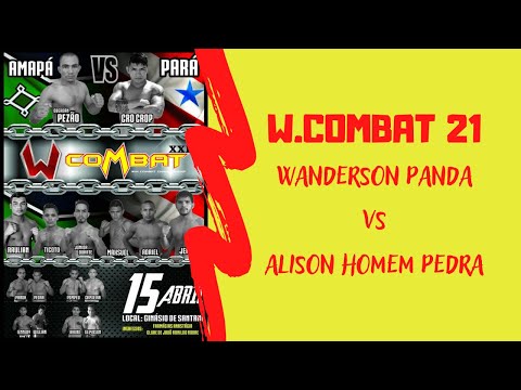 👊 WCOMBAT MMA 21 [Santana] - Wanderson Panda vs Alison Homem Pedra 💪
