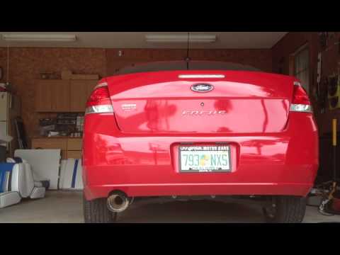 2008 ford focus with Megan racing carbon fiber muffler