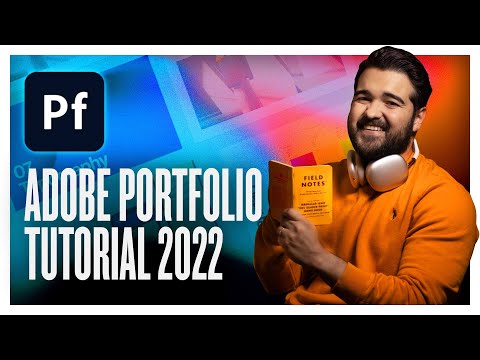 Create A Graphic Design Website Portfolio in 7 minutes | Adobe Portfolio Tutorial 2022
