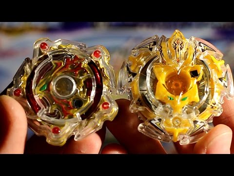 Beyblade Burst ベイブレードバースト Amaterios Aero Assault vs Trident Heavy Claw!