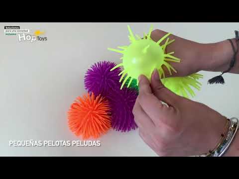 Cartel del vídeo de YouTube para Pequeñas pelotas peludas pack de 6