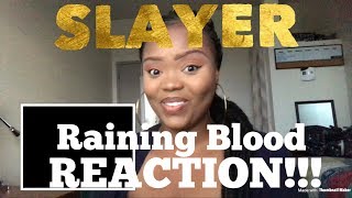 Slayer- Raining Blood REACTION!!!