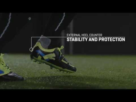 Puma PowerCat 1 Fotballsko Sort/gul