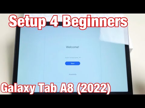 Galaxy Tab A8: How to Setup for Beginners (step by step)