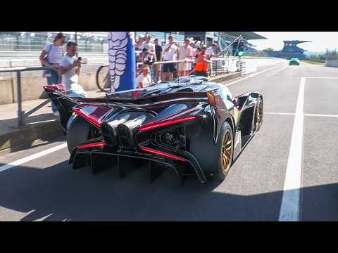 Hypercars at Private Trackday - Valkyrie AMR Pro, Bolide, Huayra R, 2 Jesko and much more!