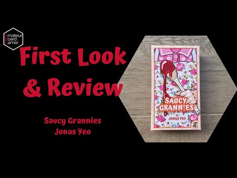 Saucy Grannies (2020 Kickstarter Tabletop Game) - ABG Reviews #AsianBoardgamer 