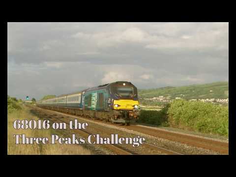 Prestatyn 14.6.2018 - DRS 68016 Fearless on 3 Peaks Challenge by Rail 2018
