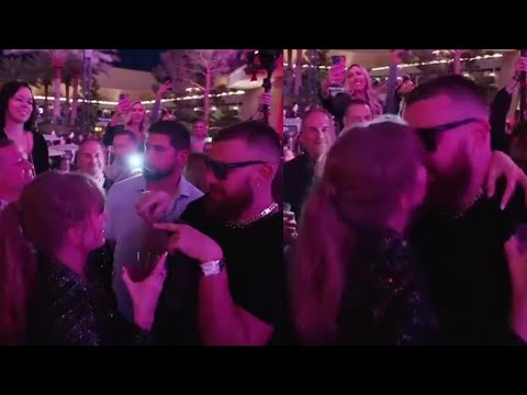 Taylor Swift & Travis Kelce DANCE & KISS To "Love Story" At Party thumnail