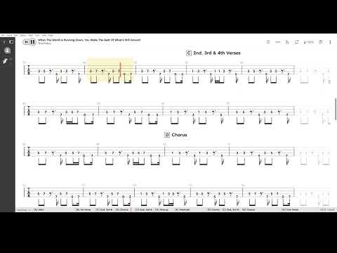 When The World Is Running Down (The Police),Tablatura e base Senza Basso -Backing bass track-NO BASS