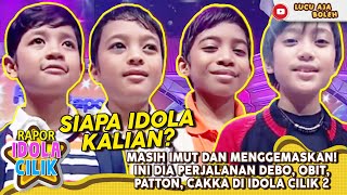 Download lagu MASIH IMUT DAN GEMES! INI DIA PERJALANAN DEBO, OBIET, PATTON, CAKKA IDOLA CILIK 2 -RAPOR IDOLA CILIK mp3 Download lagu MASIH IMUT DAN GEMES! INI DIA PERJALANAN DEBO, OBIET, PATTON, CAKKA IDOLA CILIK 2 -RAPOR IDOLA CILIK mp3