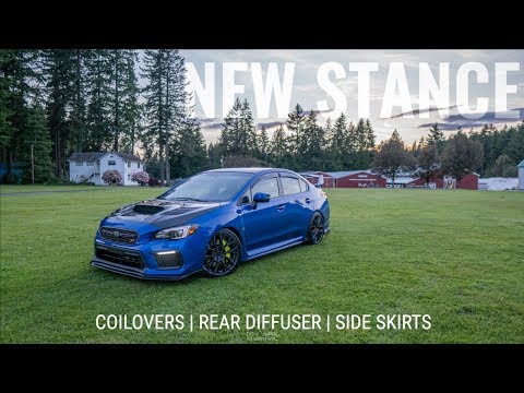 LOWERED STI ON COILOVERS | DIFFUSER | SIDE SKIRTS | 2015-2019 SUBARU WRX STI