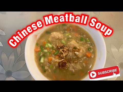Easy Chinese|Meatball soup