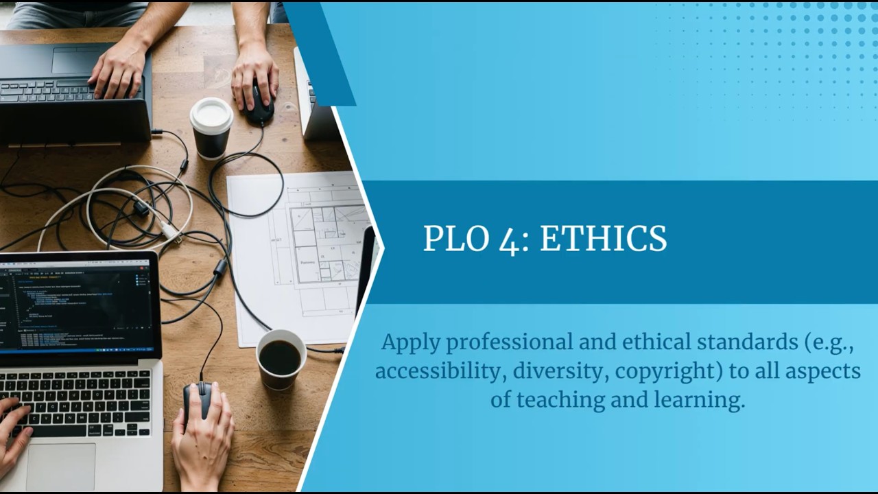 PLO #4: Ethics