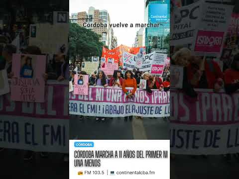 Ni Una Menos vuelve a las calles de Córdoba 🚺✊