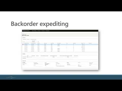 See video Dynamics 365 for Manufacturing – Backorder Management