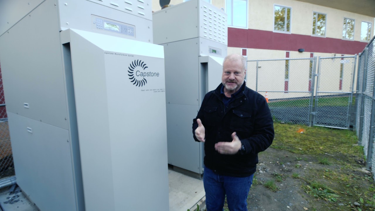 Capstone Microturbine Installation at Lake Otis Medical Clinic in Anchorage, AK