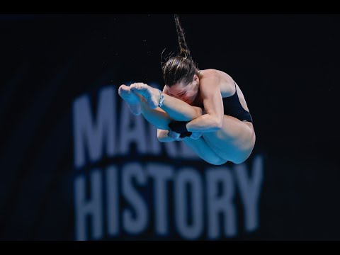 2022 FINA World Championship - Mia Vallée Silver Medalist (Budapest)