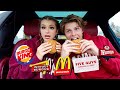 TRYING AND RANKING EVERY FAST FOOD BURGER!!