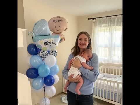 Erkek Bebek Uçan Balon Seti Tanıtım Videosu