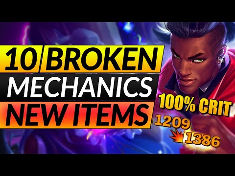 10 NEW META MECHANICS with the BROKEN Mythic Items - BEST Combos Champs+Items - LoL Guide
