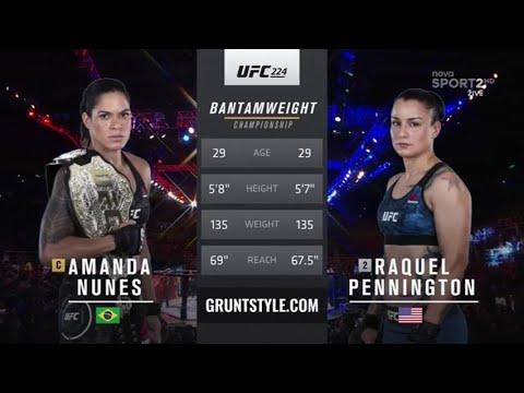 Amanda Nunes vs Raquel Pennington full fight
