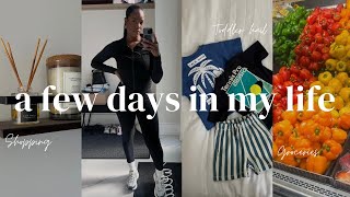 VLOG| Spend a few days with me + Groceries, Toddler Boy Clothing haul + Still Gardening + Graduation