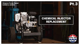 No Suction? Chemical Injector Replacement Guide | Simpson Pump Repair Pt. 3