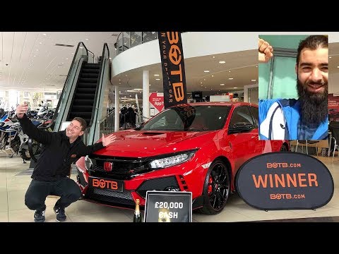 Winner! Week 9 2018 - Omar Fayyad - Honda Civic Type R + £20,000 Cash