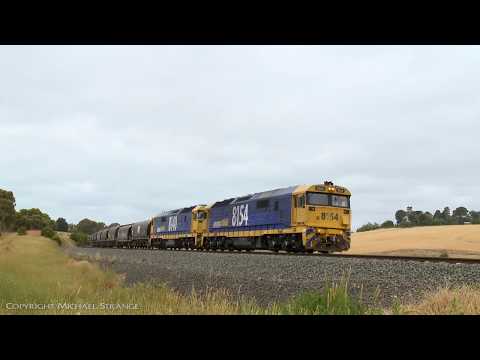 Pacific National Grain Train 7731V - PoathTV Australian Railways
