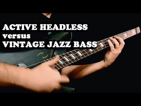 SLAP BASS TONES: Active Headless Bass VERSUS Vintage Jazz Bass