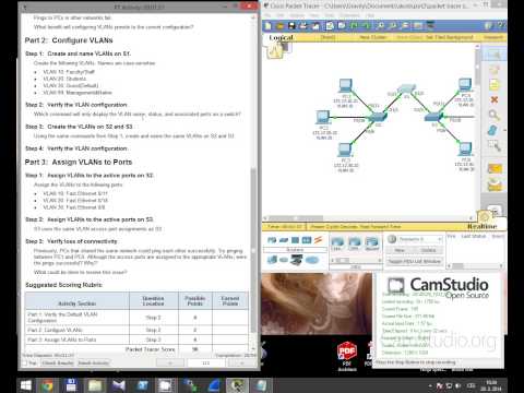 CCNA 2 Packet Tracer Activity 3.2.1.7 solution