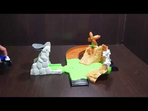 Игровой набор LEQI-TOYS «Вспыш и чудо-машинки: Автотрек в джунглях» LQ333 / 24 детали