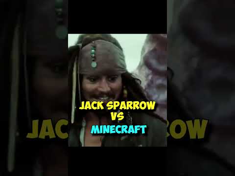 Jack Sparrow vs Minecraft  - KRAKEN #shorts #minecraft
