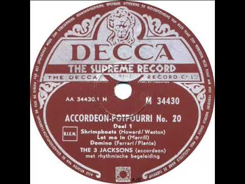 Three Jacksons   Accordeon potpourri No 20 deel 1 1952