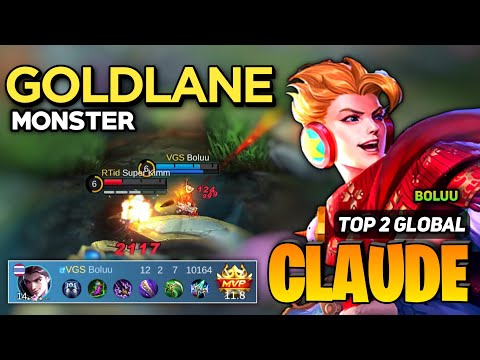 Claude Best Build 2023 [ Claude Top Global Gameplay ] By Boluu - Mobile Legends