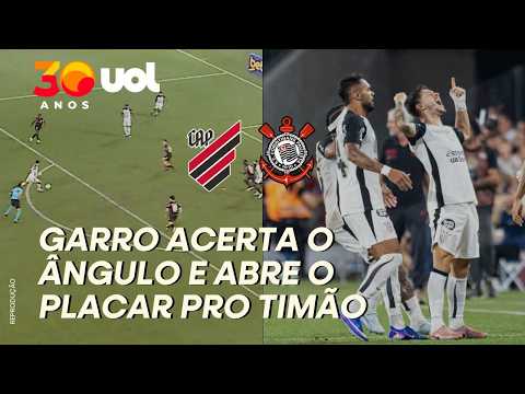 GOLAÇO DO CORINTHIANS! GARRO ACERTA CHUTAÇO NO ÂNGULO E ABRE PLACAR PRO TIMÃO CONTRA O ATHLETICO