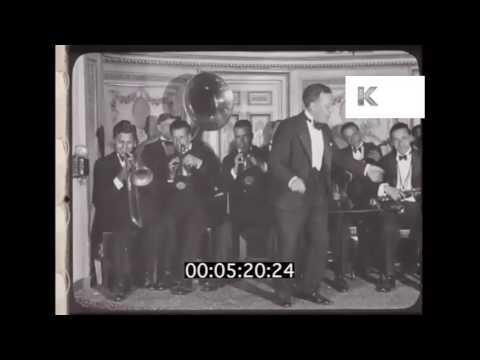 Thumbnail for 1920s Jack Hylton and his Jazz Band Perform, London, From 35mm Film by Jazz band