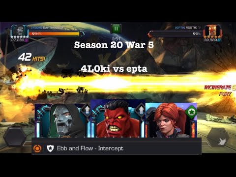 Season 20 War 5 - 4L0ki vs epta - Ebb and Flow Intercept