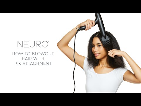 Kako zgladiti lase z Neuro Dry+