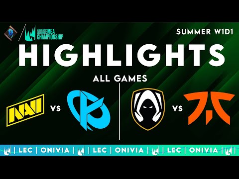 LEC Highlights ALL GAMES W1D1 | LEC Summer 2025 by Onivia