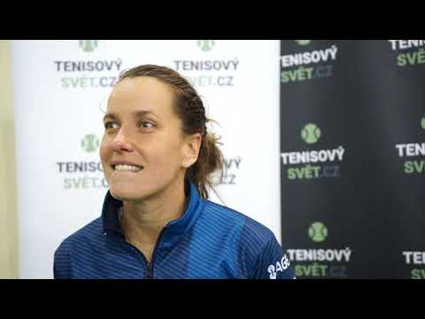 Barbora Strýcová po výhře nad Lindou Klimovičovou | MONETA Tenisová extraliga 2020