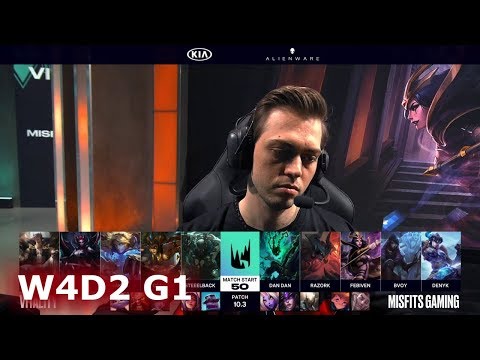 Vitality vs Misfits | Week 4 Day 2 S10 LEC Spring 2020 | VIT vs MSF W4D2