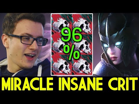 Miracle- Dota 2 [Phantom Assassin] Insane 96% Crit | 30min Full Item